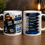 Cană Personalizată Amuzantă „Nu Sunt Perfect, Dar Sunt O Ediție Limitată” – 330 ml | Personalizare cu Nume