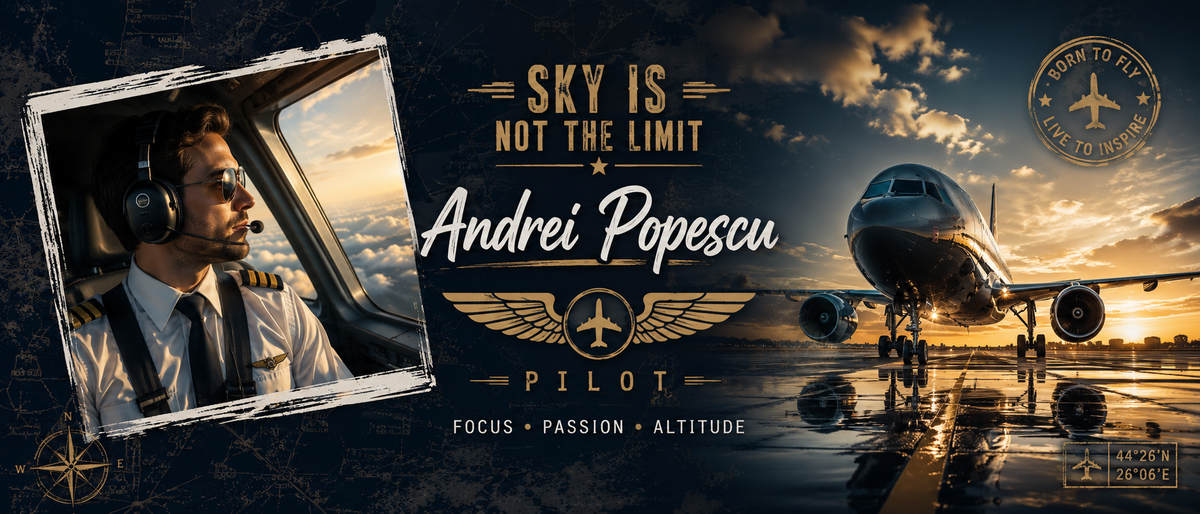 Cană personalizată Pilot cu fotografie și nume, 330 ml – Cadou aviație