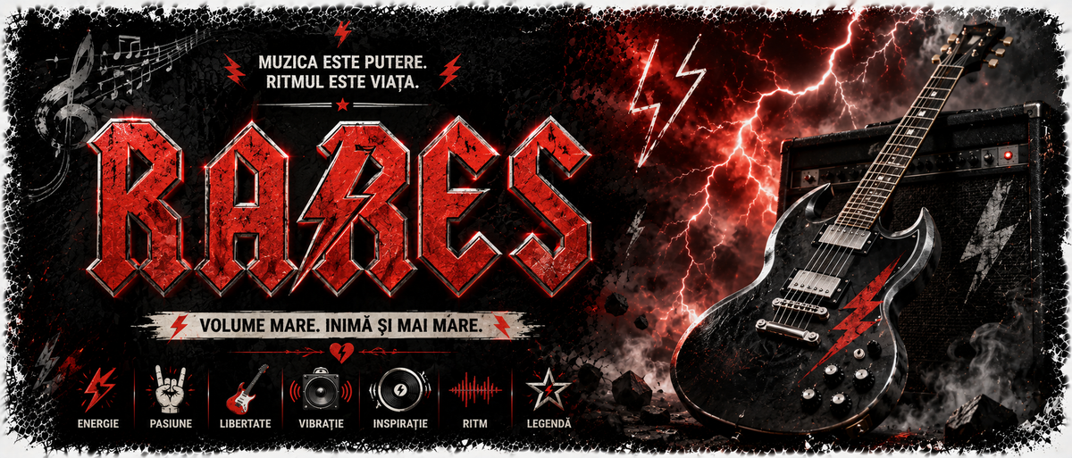 Cană personalizată hard rock cu nume – muzica este putere, ritmul este viață