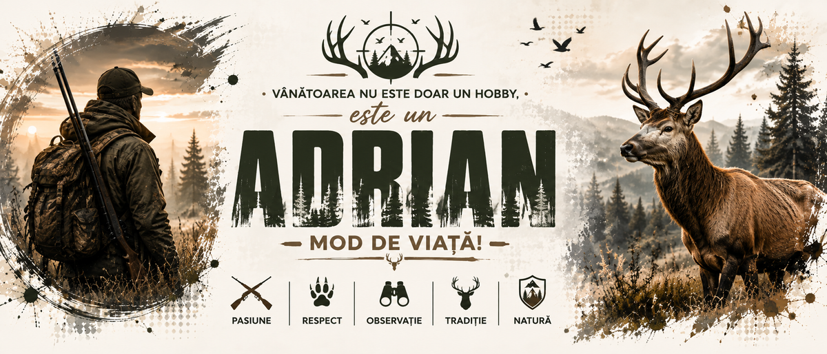 Cană Personalizată cu Cerb pentru Vânător și Nume – 330 ml